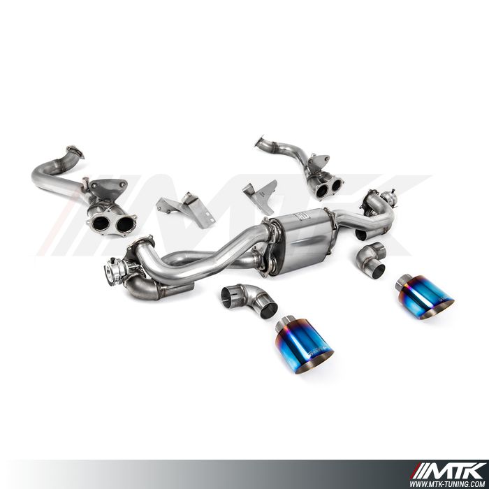 Catback Milltek Porsche Cayman 718 GTS - Ligne avec remplacement de FAP et silencieux arrière
