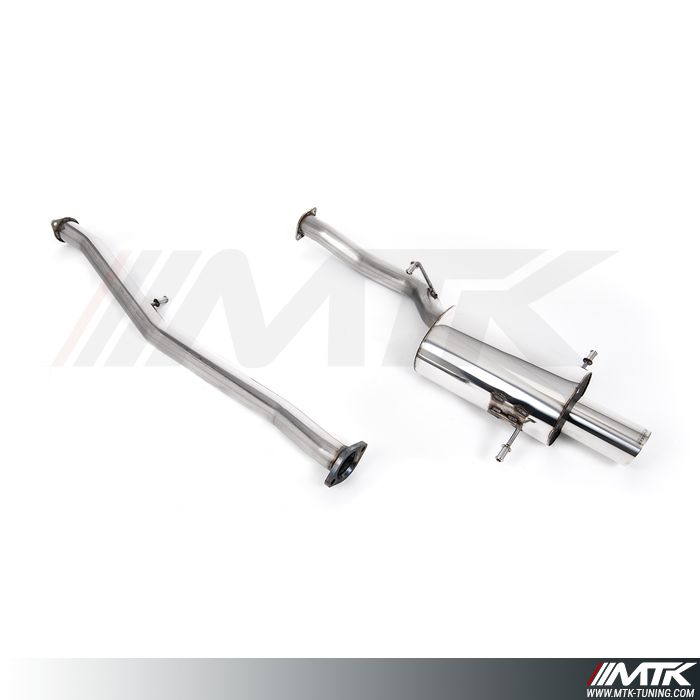 Catback Milltek Subaru Impreza 7 - 8 WRX et STI - Sans silencieux intermédiaire