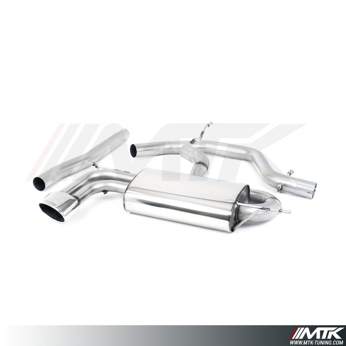FAP Back Milltek Seat Leon 1P FR - Sans silencieux intermédiaire