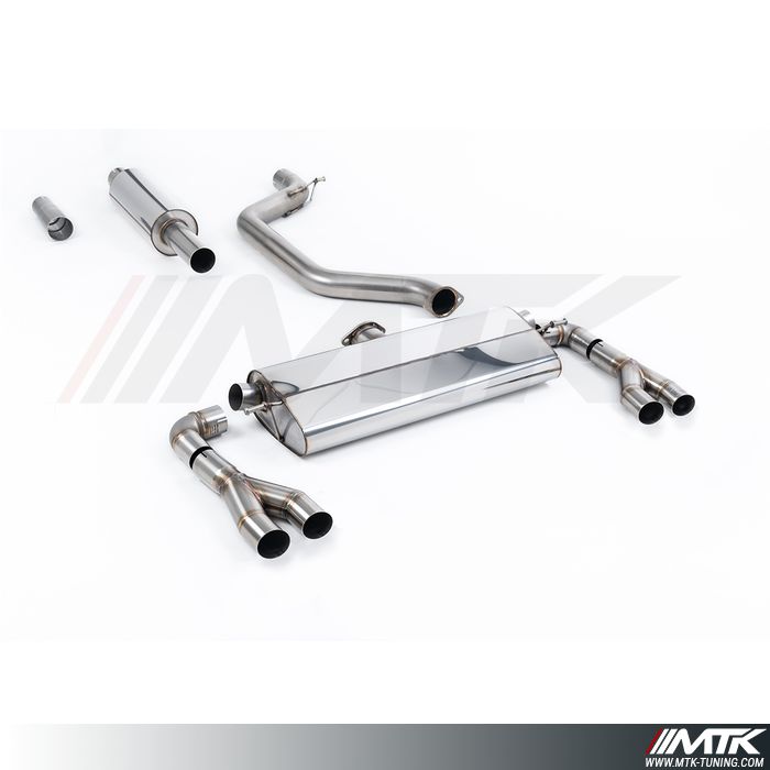 FAP Back Race Milltek Cupra Leon KL - Avec silencieux primaire