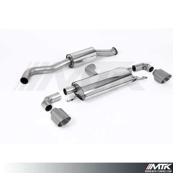 FAP Back Milltek Toyota Yaris GR - ECE Approved - Avec silencieux intermédiaire