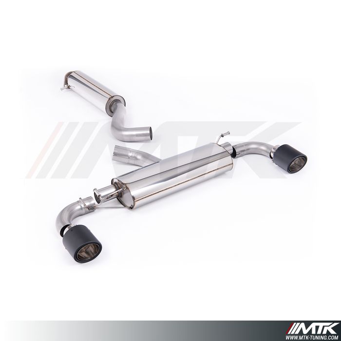 FAP Back Milltek Toyota Yaris GR - ECE Approved - Avec silencieux intermédiaire