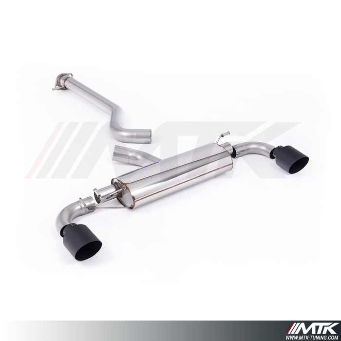 FAP Back Milltek Toyota Yaris GR - Sans silencieux intermédiaire