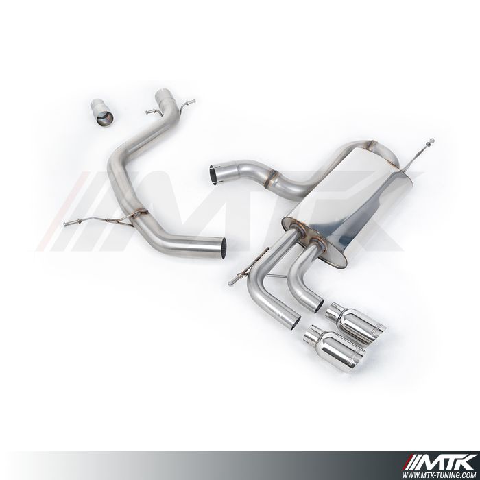 Catback Milltek Volkswagen Golf Mk6 GT - Sans silencieux intermédiaire
