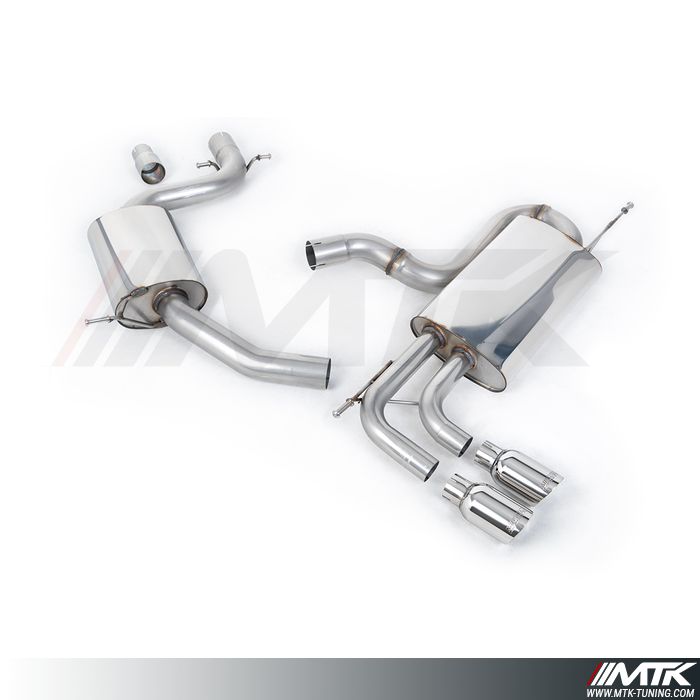 Catback Milltek Volkswagen Golf Mk6 GT - Avec silencieux intermédiaire
