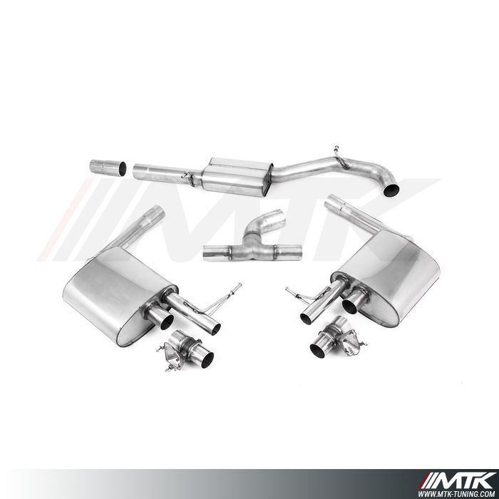 Catback Milltek Volkswagen Arteon - Avec silencieux primaire ECE