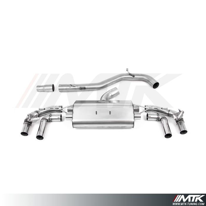 FAP Back Milltek Volkswagen Golf Mk8 R - Sans silencieux intermédiaire