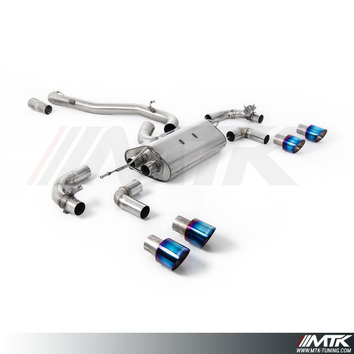 FAP Back Race Milltek Volkswagen Golf Mk7.5 R - Sans silencieux intermédiaire