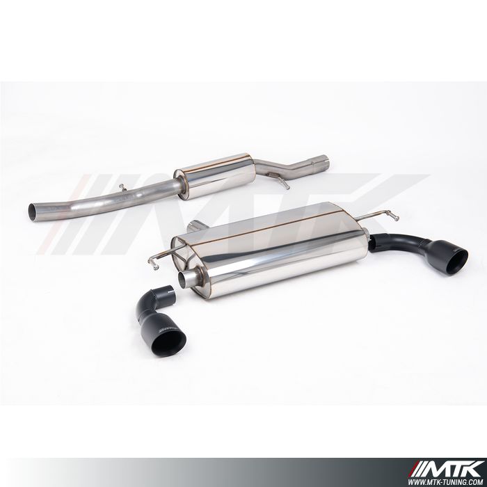 Catback Milltek Volkswagen Golf Mk4 R32 - Avec silencieux primaire et silencieux arrière