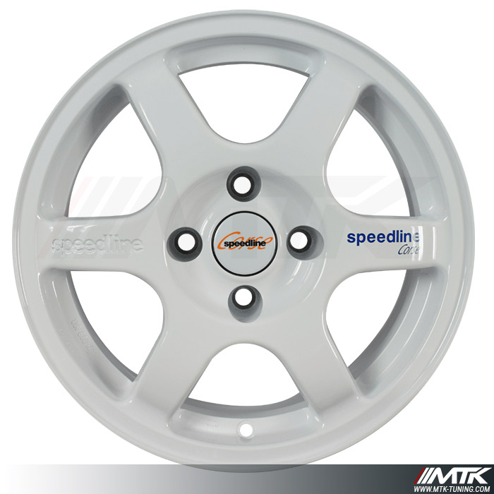 Jante Speedline Type 2108 BLANC 6.5x15 - RENAULT CLIO