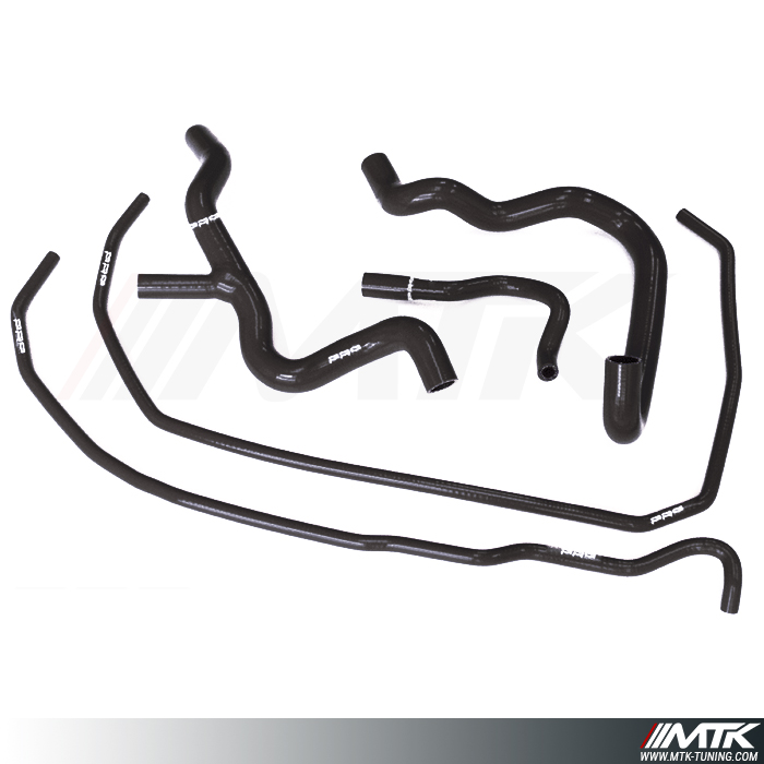 Kit Tuyaux Silicone Noir Pour Ford Focus Mk2 ST ST225 - Refroidissement Haute Température