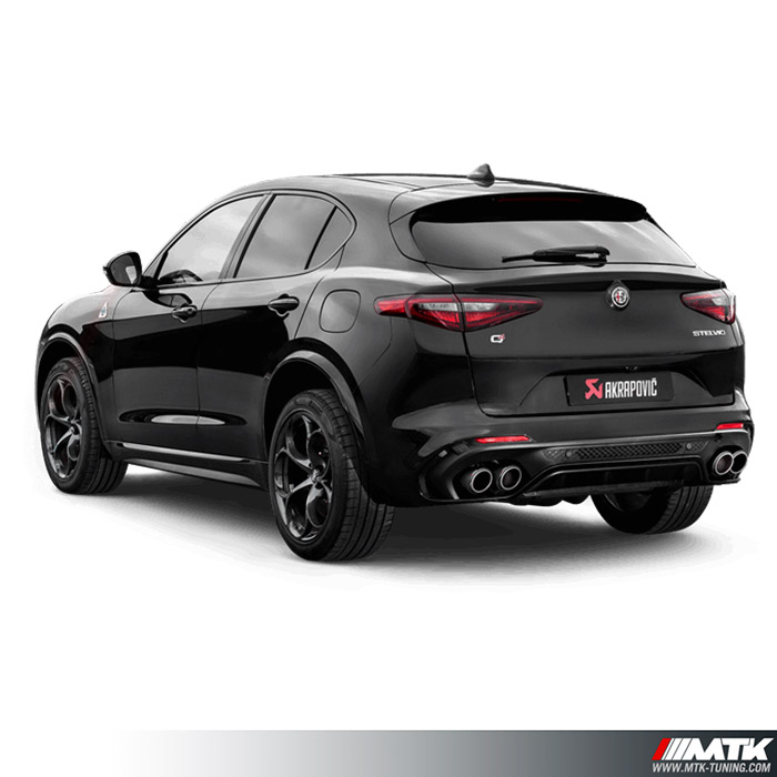 Silencieux Akrapovic Alfa Stelvio Quadrifoglio