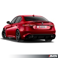 Ligne titane Akrapovic Alfa Giulia Quadrifoglio