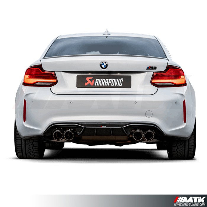 Akrapovic 16-17 BMW M2 (F87) / 2018+ BMW M2 Competition/M2 CS (F87N) Rear Carbon Fiber Diffuser - Hi
