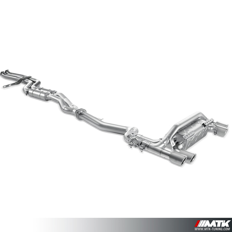 Ligne échappement titane Akrapovic Bmw 1M E82 Evolution Line