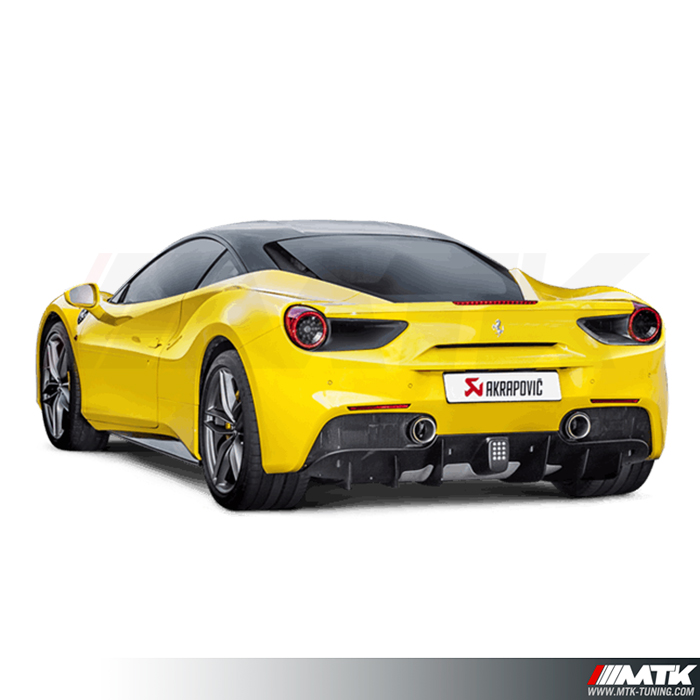 Silencieux Titane Akrapovic Pour Ferrari 488 GTB