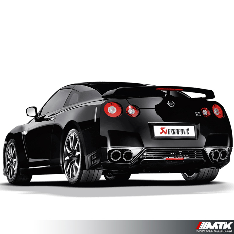 Silencieux titane Akrapovic Nissan GTR R35