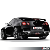 Silencieux titane Akrapovic Nissan GTR R35