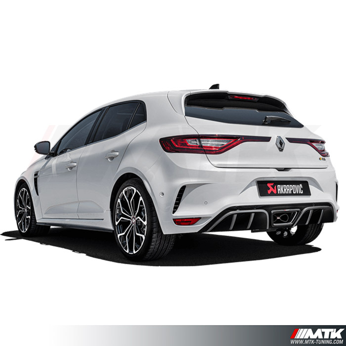 Echappement titane Akrapovic Renault Megane 4 RS