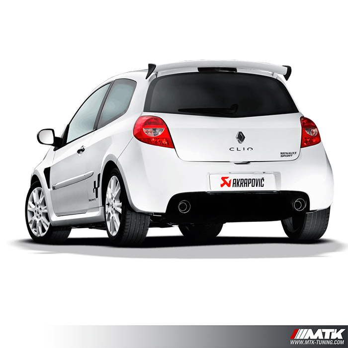 Ligne Akrapovic Evolution Renault Clio 3 RS