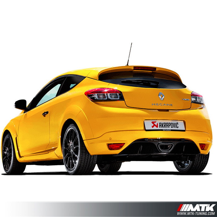 Ligne titane Akrapovic Renault Megane 3 RS