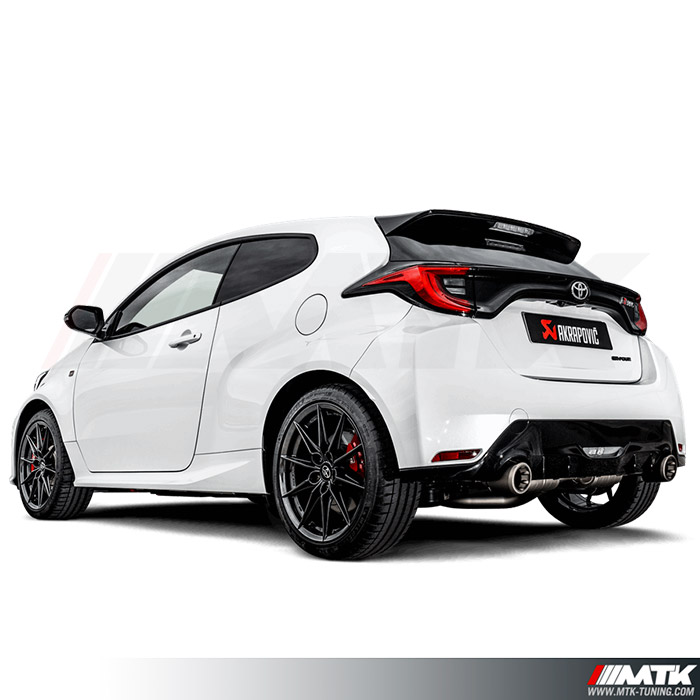 Echappement titane Akrapovic Toyota Yaris GR 