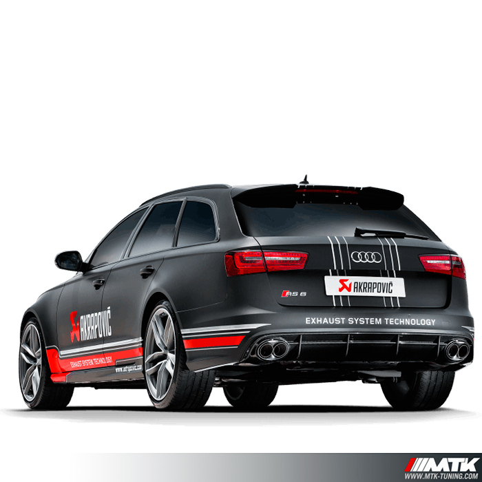 Ligne Akrapovic Evolution Audi RS6 Avant (C7) 