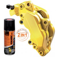 Peinture spray haute température jaune Foliatec