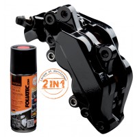 Peinture spray haute température noir Foliatec