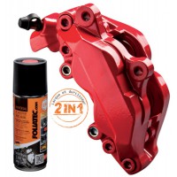 Peinture spray haute température rouge Foliatec