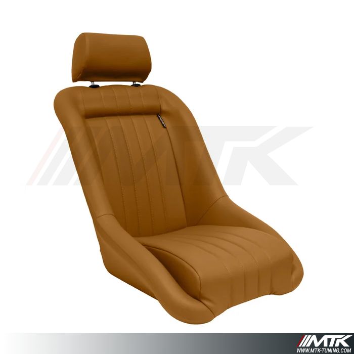 Siege baquet Classic beige avec appuie tête