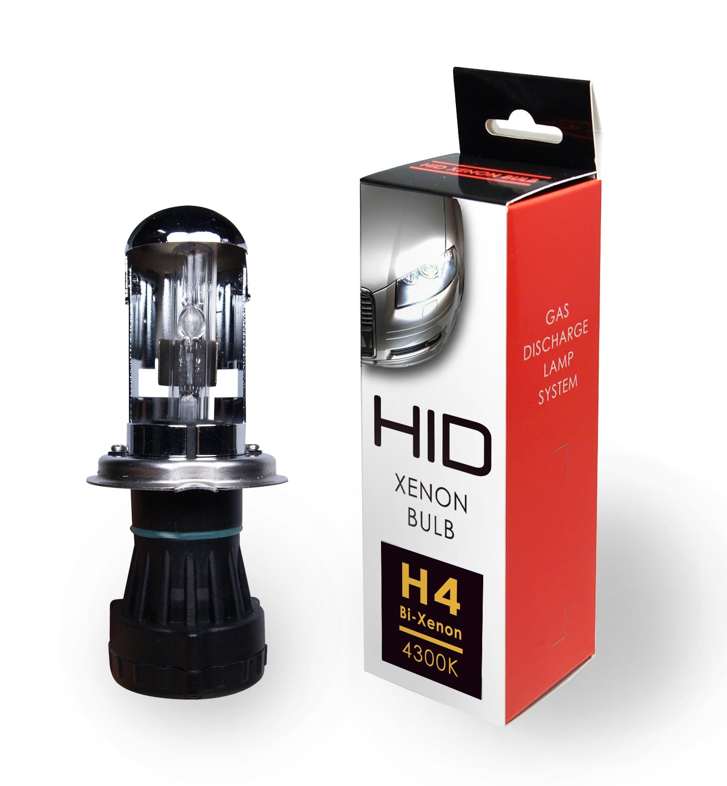 Ampoule xénon de rechange H4 bi xenon 4300K 35w