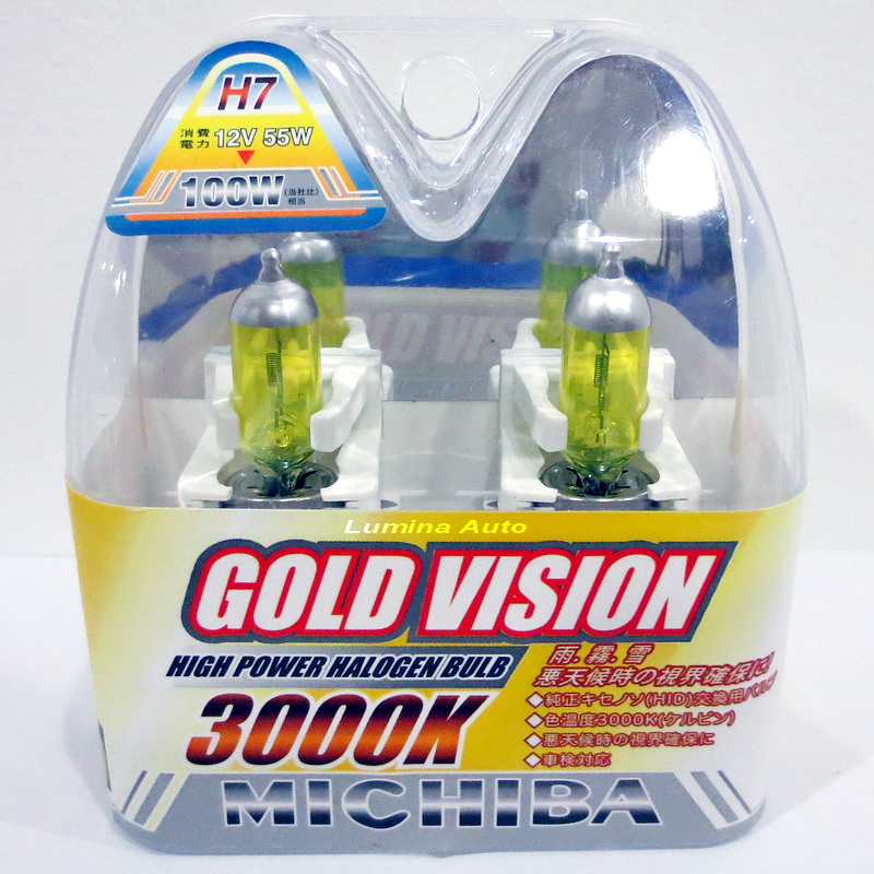Ampoules H7 Michiba gold vision - 3000K