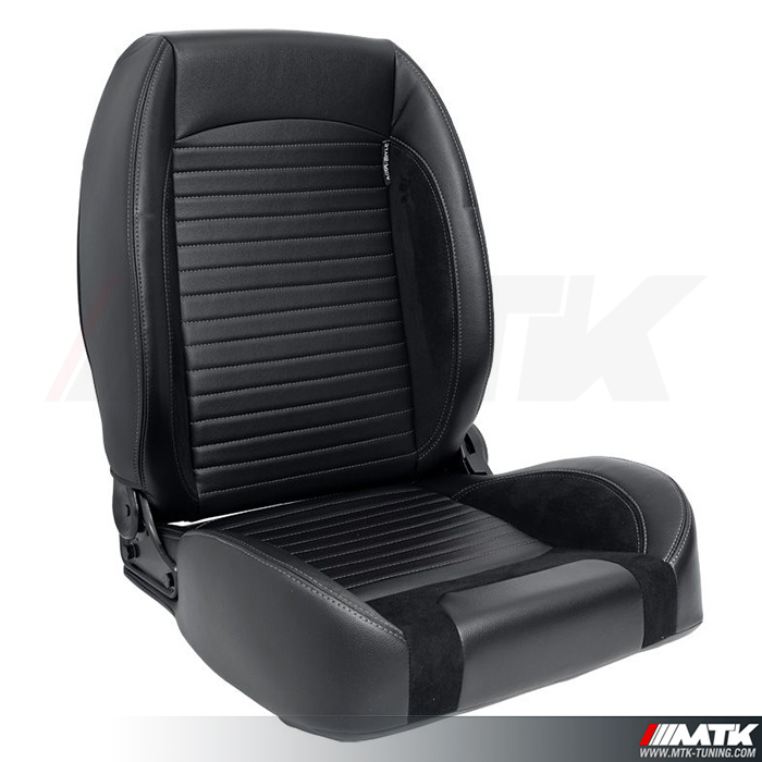  Housses de siège sport Recaro YS01 pour Volkswagen Golf 4,  rouge et noir