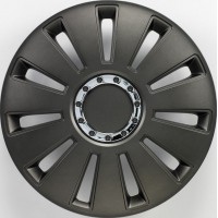 4 enjoliveurs Silverstone gun metal 17