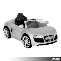 Audi R8 grise - Voiture électrique pour enfant