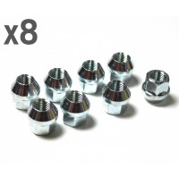 Pack 8x Ecrous coniques 12x150 