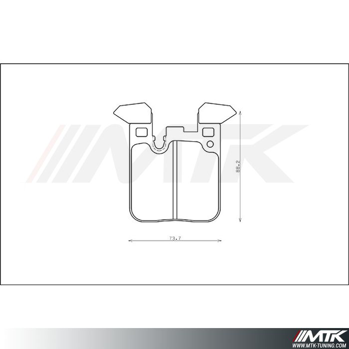 Plaquettes Arrière Endless MX72 BMW