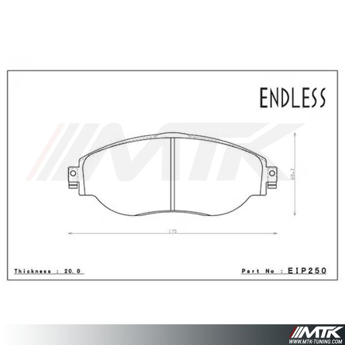 Plaquettes Endless N39S EIP250