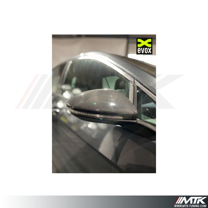 Coques Rétroviseur Noir Brillant Pour VW Golf 6 MK6 2009-2014 Et Touran 2011-2015