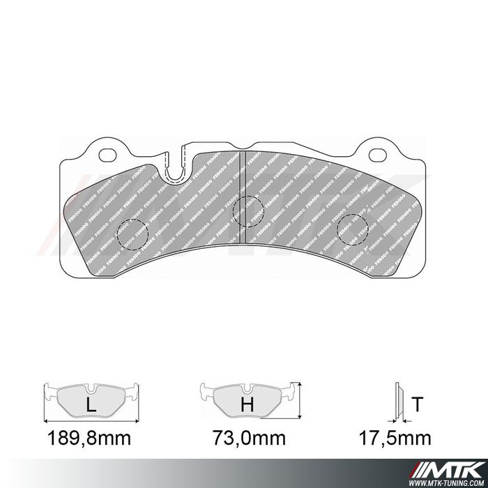 Plaquettes Ferodo DS 3000 FRP3099R