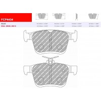 Plaquettes Ferodo DS 2500 FCP4434H - VAG