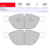 Plaquettes Ferodo DS 2500 FCP1001H