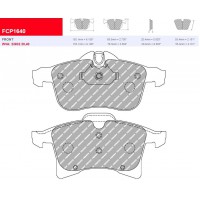 Plaquettes Ferodo DS 2500 FCP1640H - Opel