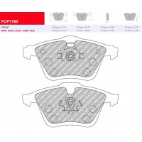 Plaquettes Ferodo DS UNO FCP1765Z