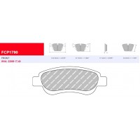 Plaquettes Ferodo DS 2500 FCP1790H
