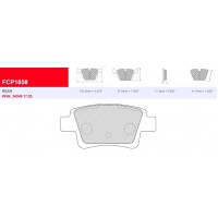Plaquettes Ferodo DS 2500 FCP1858H