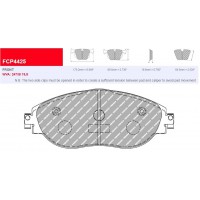 Plaquettes Ferodo DS 2500 FCP4425H - SEAT