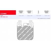 Plaquettes Ferodo DS 2500 FCP4663H - BMW