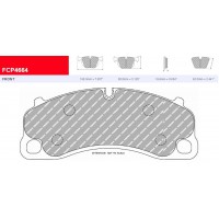 Plaquettes Ferodo DS 2500 FCP4664H - PORSCHE